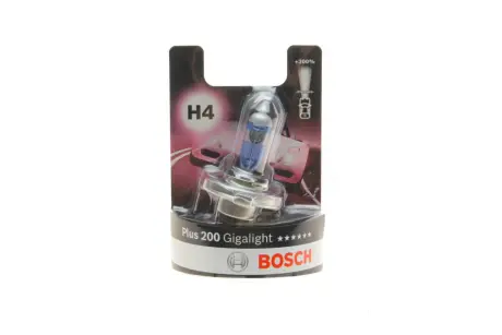 BOSCH H4 12V 60/55W Gigalight PLUS 200% автолампа 1шт. Bosch 1987301144