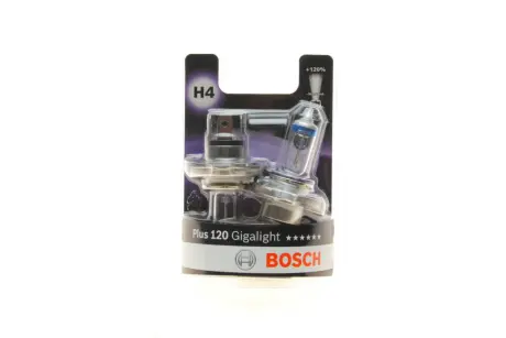 BOSCH H4 Gigalight PLUS 120% Автолампа 2шт. Bosch 1987301425