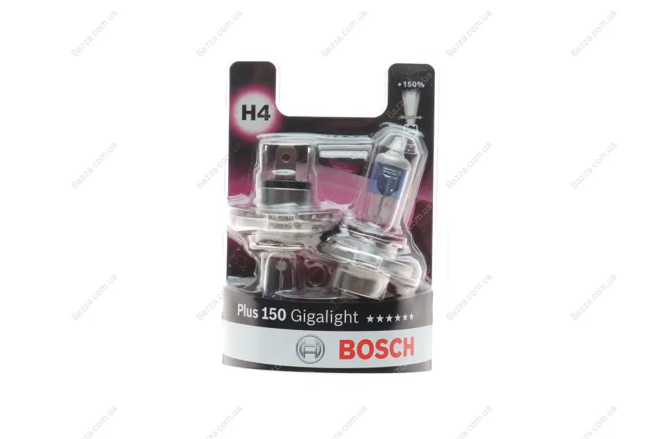 BOSCH H4 Gigalight PLUS 120% Автолампа 2шт. Bosch 1987301430 (фото 1)