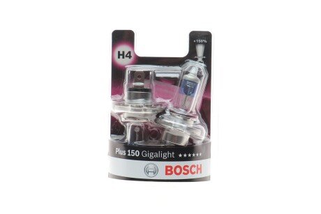 H4 Gigalight PLUS 120% Автолампа 2шт. bosch 1987301430