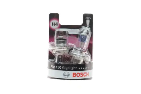 BOSCH H4 Gigalight PLUS 120% Автолампа 2шт. Bosch 1987301430