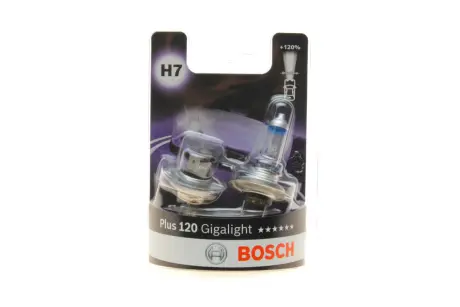 BOSCH H7 Gigalight PLUS 120% Автолампа 2шт. bosch 1987301426 Ситроен С3