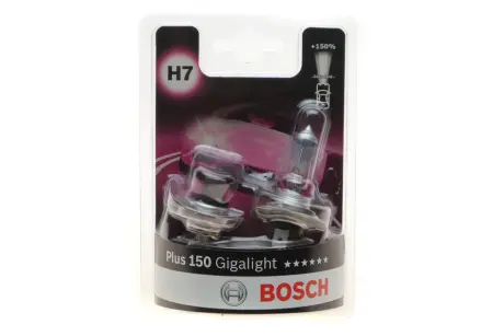 BOSCH H7 Gigalight PLUS 150% Автолампа 2шт. bosch 1987301431 Ситроен С3