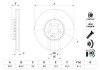 HIGH CARBON DB Диск гальмівний передн. W213, C238, X253 bosch 0986479H41