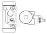BOSCH KIA Рабочий тормозной цилиндр SPORTAGE K00 94- bosch F026002350