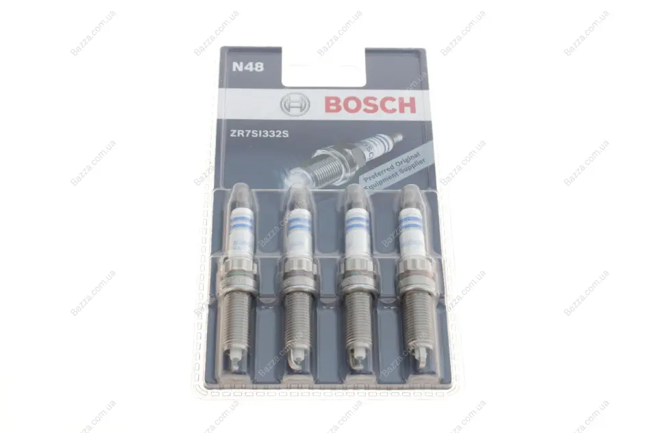 BOSCH комплект 4шт. ZR7SI332S свічка запалювання Сitroen/Peugeot 1.4VTI bosch 0242135812