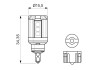 LED Gigalight Автолампа W16W 2шт. цвет./температура - холодный 6000K bosch 1987301523