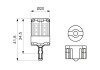 LED Gigalight Автолампа W21/5W 2шт. цвет./температура - RED bosch 1987301525