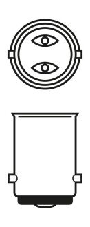 LED Gigalight Автолампа W21/5W 2шт. цвет./температура - теплый 4000K bosch 1987301521