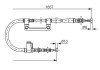 MAZDA Трос ручного тормоза лев.626 92- bosch 1987477502