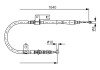 MAZDA Трос ручного тормоза зад. лев. 323 -04 bosch 1987482154