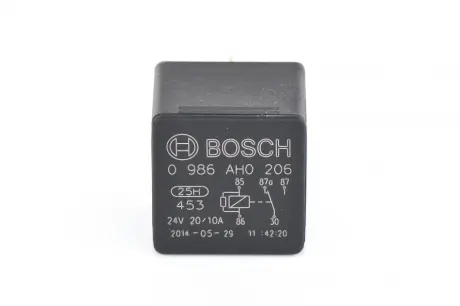 BOSCH мікро реле 5-конт. 24V 20A bosch 0986AH0206