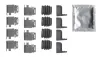 BOSCH NISSAN К-т установочный торм. колодок NV400 dCi 100 11-14, OPEL MOVANO B 2.3 CDTI 10-, RENAULT MASTER III 2.3 dCi 14- bosch 1987474750