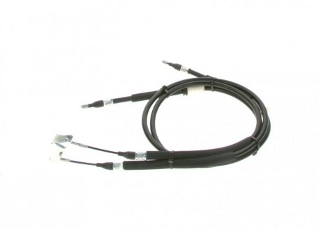 OPEL Трос ручного тормоза задн. (бараб.) Zafira 1,6 01- bosch 1987477868