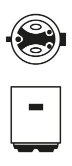 S1 12V 25/25W Автолампа (мотоциклетная) bosch 1987302106