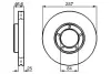 BOSCH томозной диск передн. TOYOTA HIACE II -06 Bosch 0986478397 (фото 1)