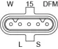 BOSCH TOYOTA Генератор AVENSIS 2.0, 2.2 08-, RAV 4 III 2.2 05-, LEXUS bosch 1986A01269
