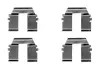 BOSCH Установочный к-кт. торм. кол. VW T4 Bosch 1987474629 (фото 2)