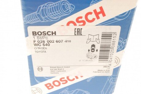 Циліндр гальмівний робочий bosch F 026 002 607