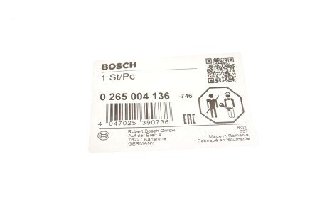 Датчик абс bosch 0 265 004 136