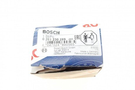 Датчик абсолютного тиску bosch 0 261 230 289