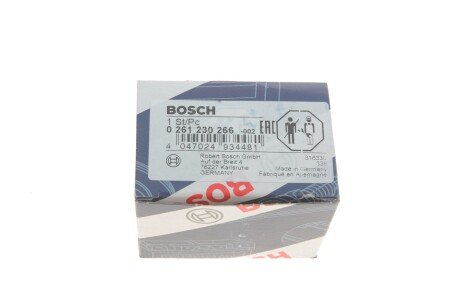 Датчик, давление во впускном газопроводе bosch 0261230266