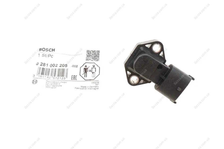 Датчик давления наддува (пр-во) Bosch 0281002205 (фото 1)