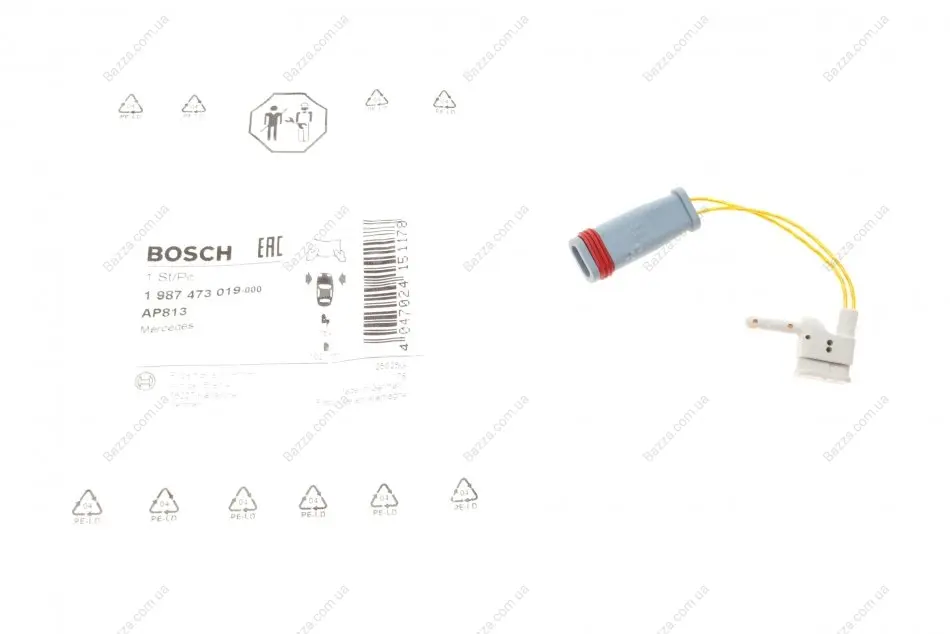 Датчик износа колодок bosch 1987473019