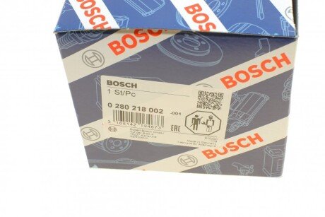 Датчик массового расхода воздуха bosch 0280218002