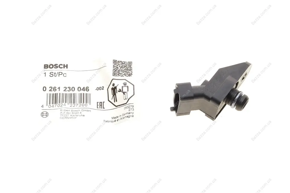 Датчик тиску, впускний газопровід Bosch 0261230046 (фото 1)