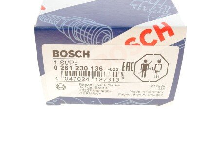 Датчик вакууму bosch 0 261 230 136