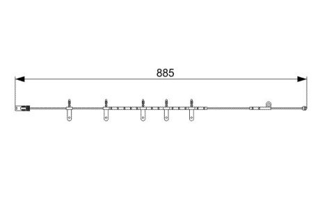 Датчик зносу гальмівних колодок bosch 1987473015