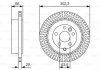 Вентилируемый тормозной диск bosch 0 986 479 U44