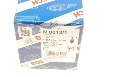 Дизельный топливный фильтр bosch 1457030013