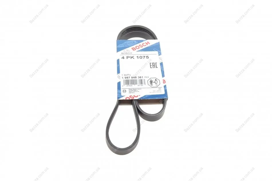 Дорiжковий ремінь 4PK1075 bosch 1 987 948 361