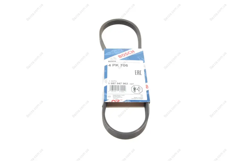 Дорiжковий ремінь 4PK706 bosch 1 987 947 962