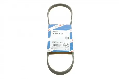 Дорiжковий ремінь 4PK830 bosch 1987947857