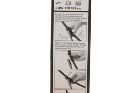 Дворники (щетки стеклоочистителя) 500 мм bosch 3397118922