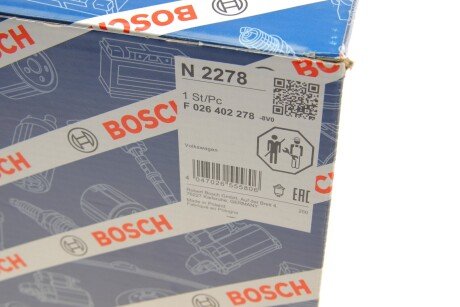 ФІЛЬТР ТРУБОПРОВОДУ bosch F026402278