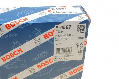 Фільтр повітряний bosch F026400587