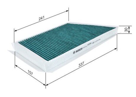 Фільтр салону bosch 0986628535