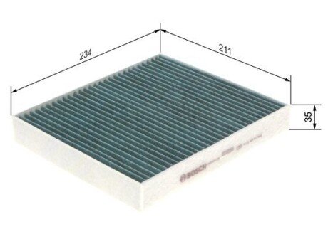 Фильтр салона bosch 0986628536