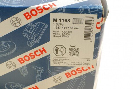 Фильтр салона bosch 1987431168