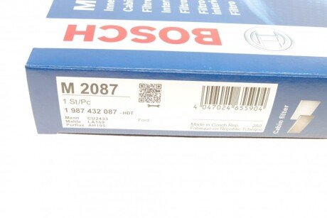 Фильтр салона bosch 1987432087