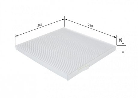 Фільтр салону bosch 1987432237