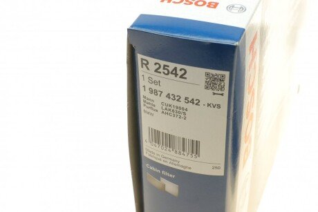 Фільтр салону bosch 1987432542
