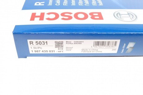 Фільтр салону bosch 1987435031