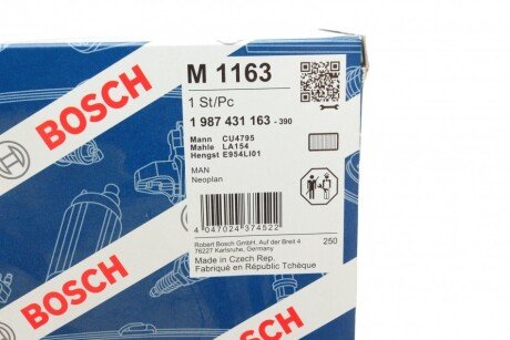 Фільтр салону bosch 1987431163