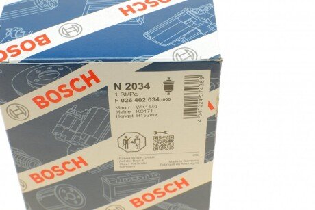 Фильтр топл. IVECO (TRUCK) bosch F026402034