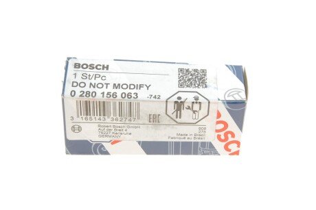 Форсунка бензинова bosch 0 280 156 063